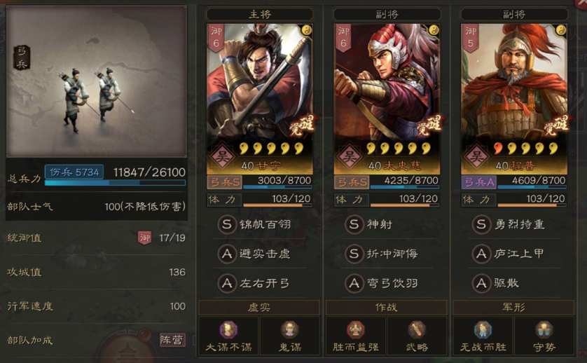 三国志战略版甘太凌统强度如何