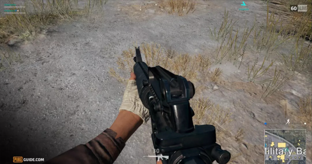 绝地求生机枪怎么切连发