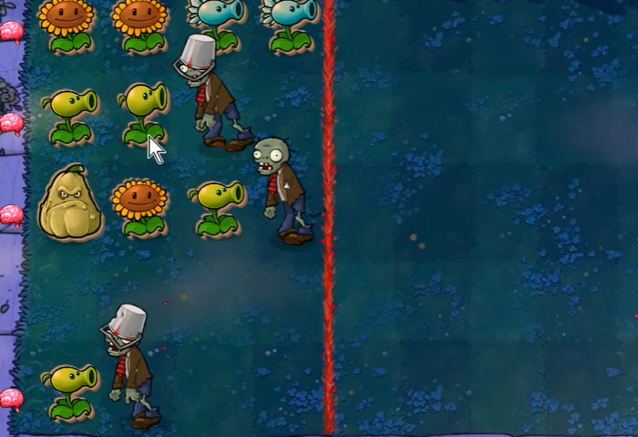 植物大战僵尸放僵尸吃植物在哪里