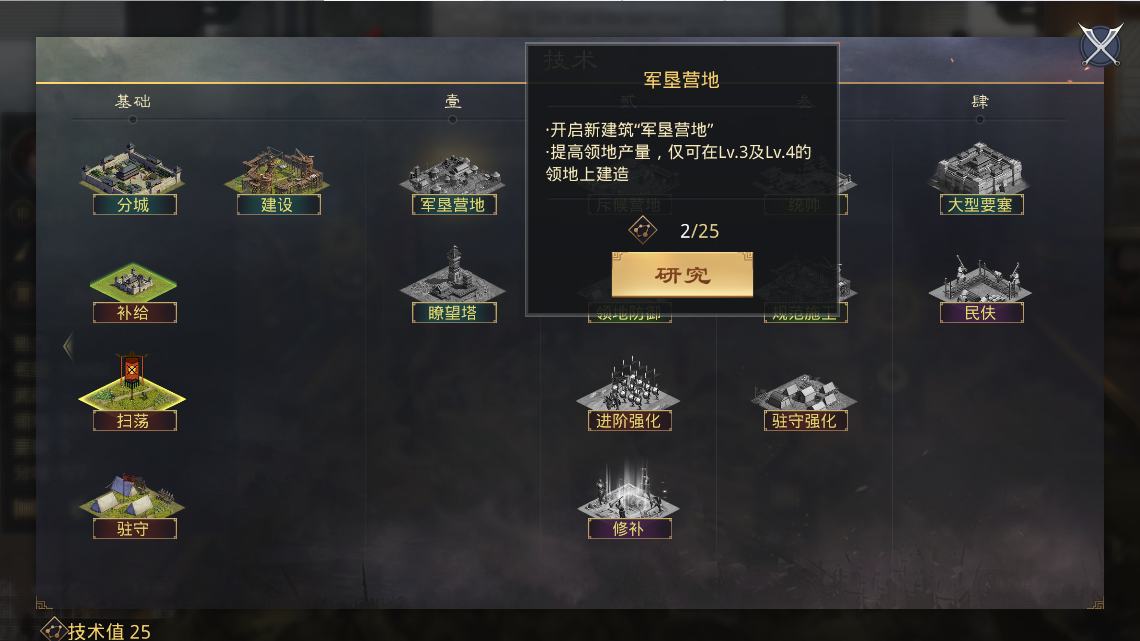 率土之滨技术点怎么获取