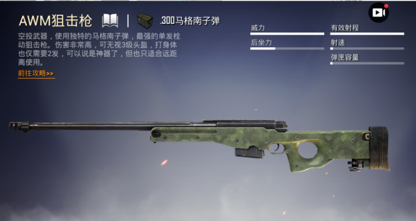 绝地求生有哪些狙