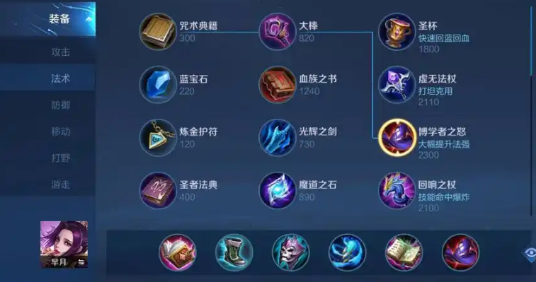 王者荣耀芈月的出装是什么