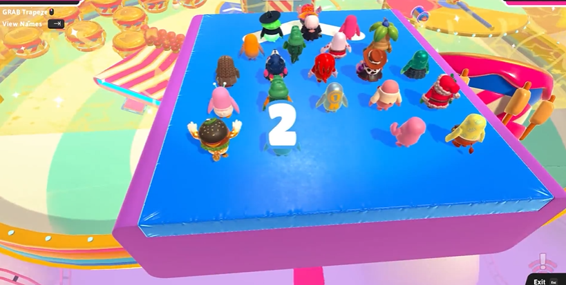 糖豆人怎么抓握空中秋千