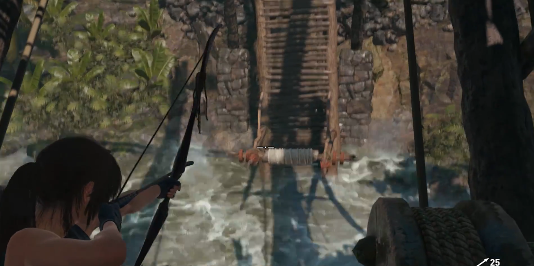 古墓丽影怎么过桥