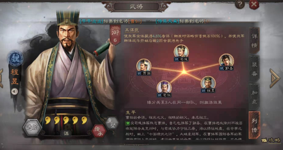 三国志战略版程昱输出带什么战法