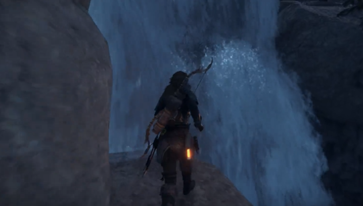 古墓丽影9瀑布后的古墓怎么进去