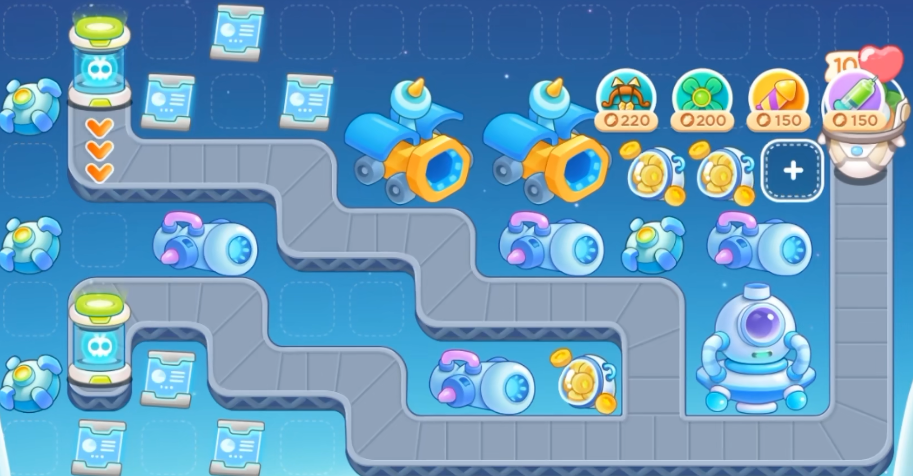 保卫萝卜4太空穿越怎么玩